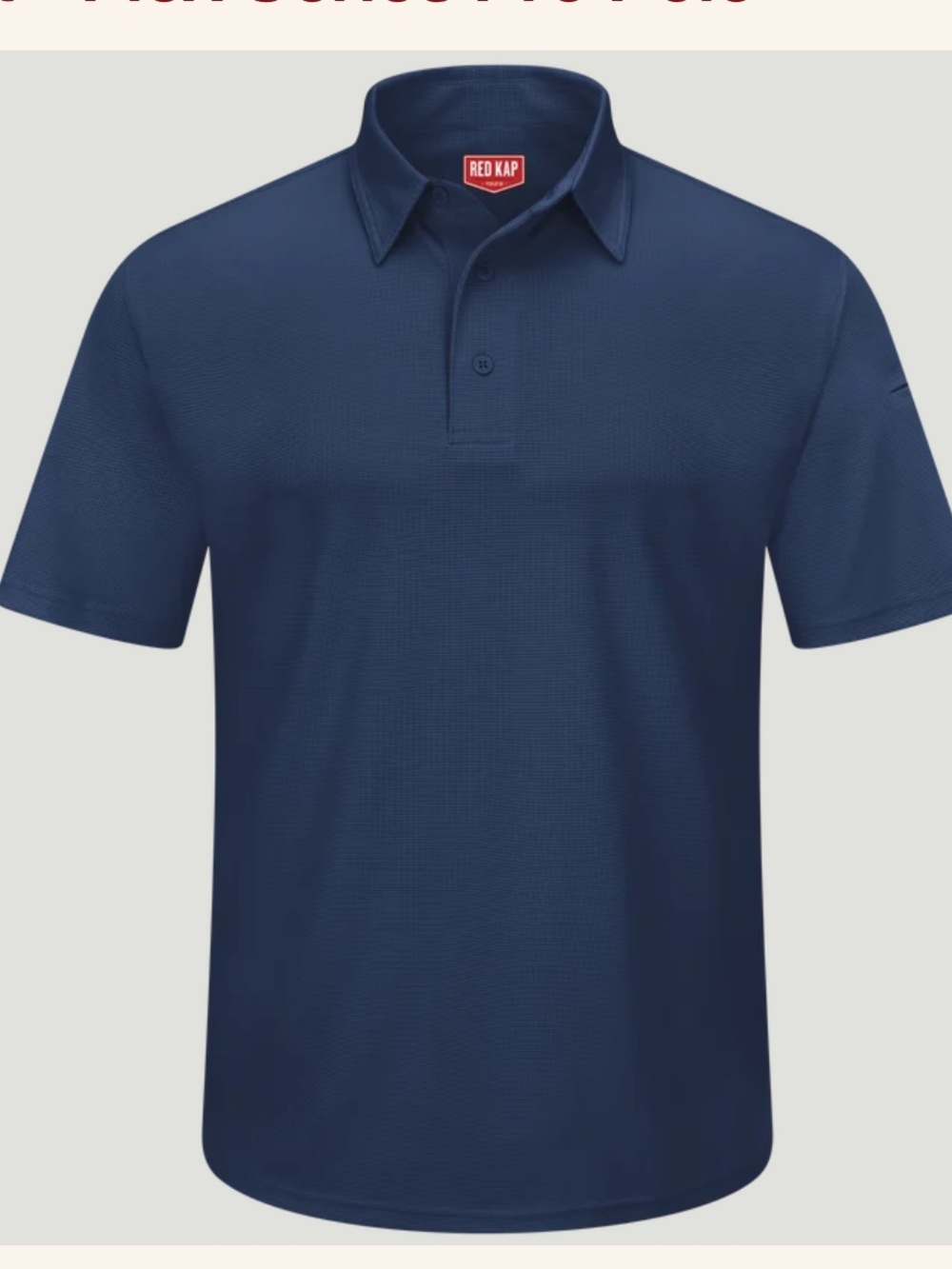 NEW RED KAP Men's Short Sleeve Performance Knit® Flex Series Pro Polo size: 6XL